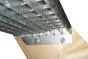 Gitterrost-Stufen 30 x 30 mm, feuerverzinkt, rutschhemmend - Breite: 1100 mm, Tiefe: 270 mm