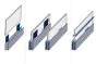 Ganzglasgeländer Komplettset - Ausführung: für aufgesetzte Montage, für Glasstärke: 16,76-17,52 mm, Länge: 5 m