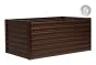 Alu Hochbeet Winchester - max. Abmessungen: 200 x 100 cm, Höhe: 86 cm, Farbe: schokobraun