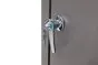 Mülltonnenbox 1-flügelig - Farbe: graualuminium, Breite: 66 cm, Höhe: 116 cm, Tiefe: 80 cm