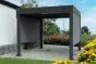 Sonnenschutz Rollup für Pergola Dallas - Farbe: graualuminium, Breite: 3640 mm, Höhe: 2270 mm