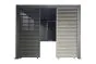 Seitenwand für Pergola Dallas - Farbe: graualuminium, Höhe: 2300 mm, Breite: 980 mm