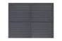 Schiebetür Seitenwand für Pergola Dallas - Farbe: anthrazit, Höhe: 2300 mm, Breite: 2710 mm, 2-teilig