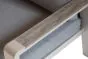 Gartensessel Lissabon aus Aluminium - Aluminiumfarbe: graualuminium, Stofffarbe: dunkelgrau
