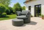 Outdoorsofa Lisboa Sofa drehbar - Farbe: mittelgrau, Breite: 1080 mm, Tiefe: 1040 mm, Höhe: 630 mm