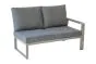 Loungemöbel Lissabon Set 4-teilig - Farbe: graualuminium