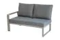 Loungemöbel Lissabon Set 4-teilig - Farbe: graualuminium