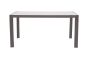 Gartentisch mit Glasplatte Miami aus Aluminium - Farbe: graualuminium, Länge: 1500 mm, Breite: 900 mm, Höhe: 720 mm