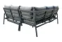 Sitzgruppe Pisa - 3-teilig aus Aluminium, Farbe: anthrazit 
