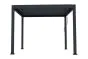 Aluminium Pergola MANUELL – Farbe: anthrazit, Montageart: freistehend, Breite: 3000 mm, Länge: 3000 mm, Höhe: 2500 mm