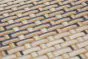Sichtschutzstreifen Rattan für Doppelstabgitter- & Schmuckzäune - Farbe: hellbraun