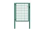 Rohrrahmentor Basic 1-flügelig - Ausführung: grün beschichtet, Höhe: 143 cm, Durchgangslichte: ca. 87 cm