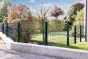 Schmuckzaun Rom - Ausführung: verzinkt, Höhe: 83 cm, Länge: 251 cm