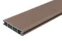 Terrassendielen Aluminium - Länge: 3000 mm, Querschnitt: 144 x 27 mm, Farbe: braun