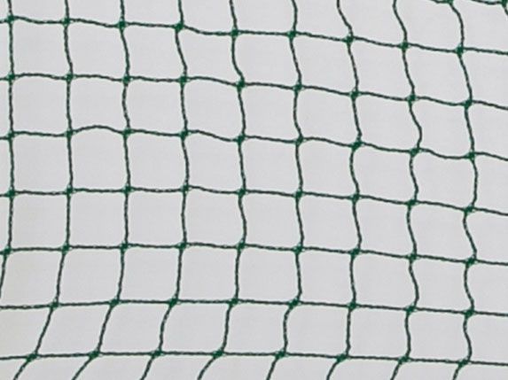 Ballfangnetz grün, 45 x 45 mm, Ø 2,0 mm aus PE, 4 seitig Seil - Höhe x Breite: 4 x 5 m
