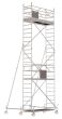 Alu-Fahrgerüst 2. Wahl, Breite: 0,80 m, Länge: 2,50 m - Arbeitsh.: 8,60 m