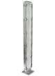 Pfosten für Gabionenwand Standard zum Aufdübeln - für Gabionenhöhe: 183 cm, Länge: 190 cm
