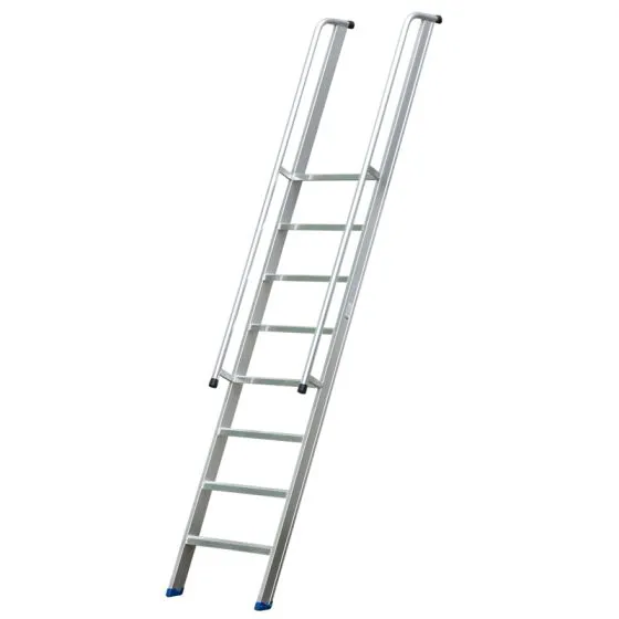 Profi Stufenleiter Mod. 222 mit 2 Handläufen - Stufenanzahl: 8, Länge: 3,24 m
