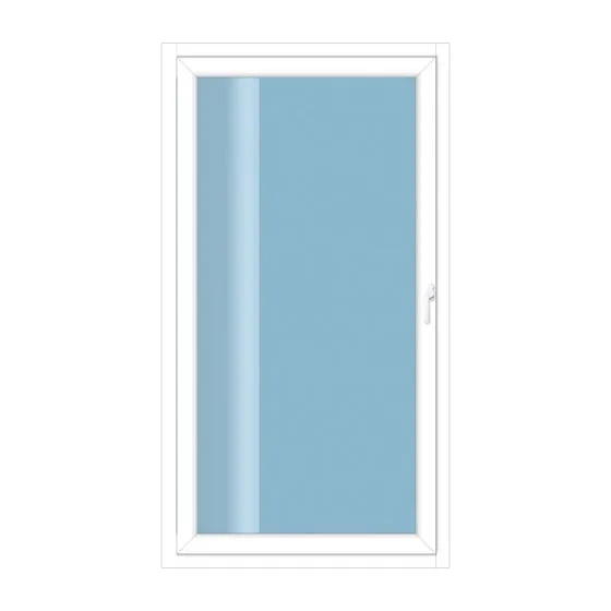 Kunststoff Terrassentür 1-flügelig Dreh- / Kipp - Maße (B x H): 1000 x 2000 mm, Farbe außen / innen: weiß / weiß, Anschlag: DIN-links