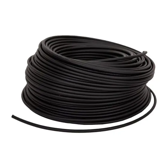 Kabel für Photovoltaik 6 mm² - Farbe: schwarz