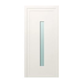Kunststofftür Mod. Modern 1 - 1000 x 2100 mm (B x H), Anschlag: innen rechts - DIN rechts