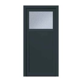 Kunststofftür Mod. Modern 3 - 980 x 1980 mm (B x H), Anschlag: innen links - DIN links