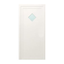 Kunststofftür Mod. Standard 2 - 1000 x 2100 mm (B x H), Anschlag: innen links - DIN links