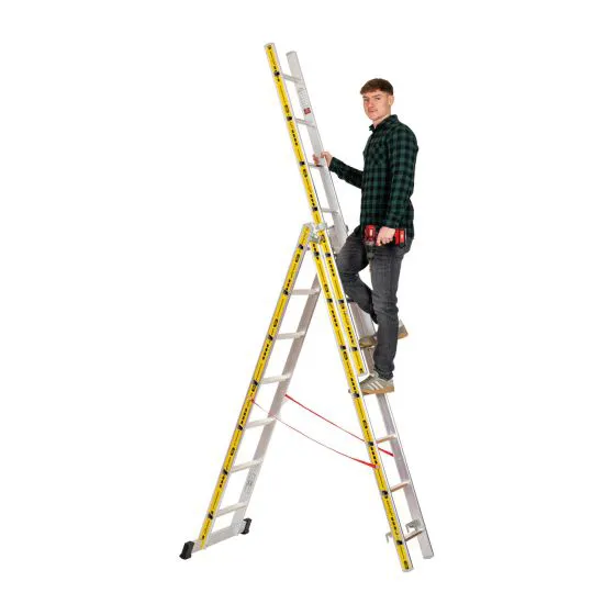 Euro-Light Mehrzweckleiter 3-tlg. Mod. 207