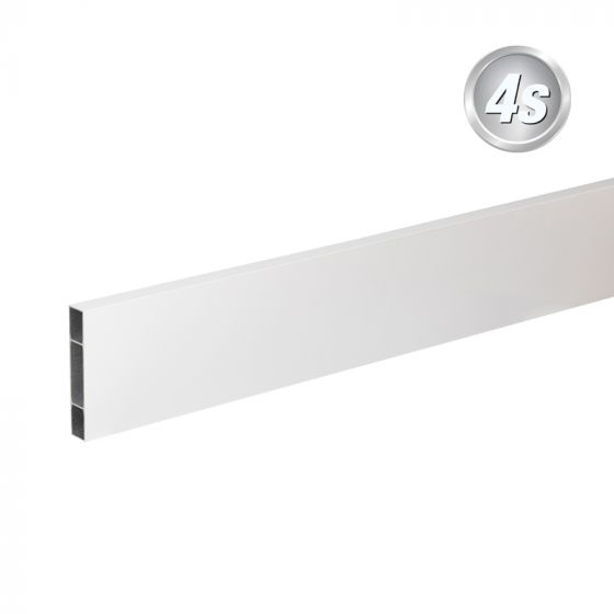 Alu Querlatte 20 x 120 mm - Farbe: grau, Länge: 300 cm, Höhe: 12 cm