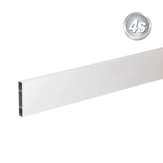 Alu Querlatte 20 x 120 mm - Farbe: grau, Länge: 300 cm, Höhe: 12 cm