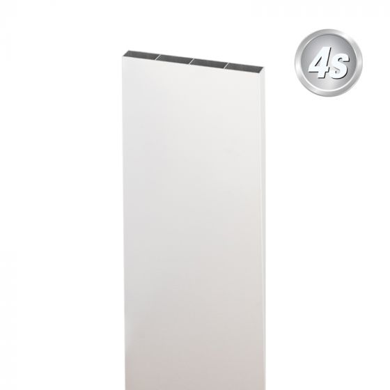 Alu Latte 20 x 200 mm - Farbe: grau, Länge: 250 cm, Höhe: 20 cm