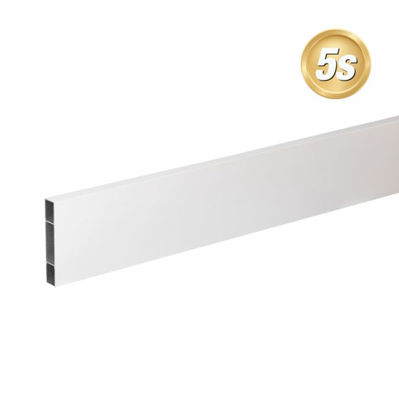Alu Querlatte 20 x 120 mm - Farbe: grau 5S, Länge: 100 cm, Höhe: 12 cm