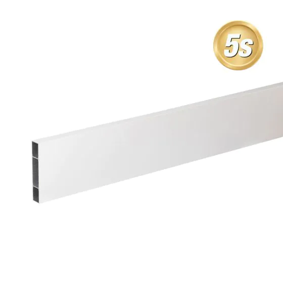 Alu Querlatte 20 x 120 mm - Farbe: grau 5S, Länge: 100 cm, Höhe: 12 cm