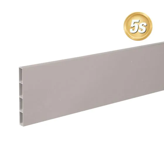 Alu Querlatte 20 x 200 mm - Farbe: dunkelgrau 5S, Länge: 250 cm, Höhe: 20 cm