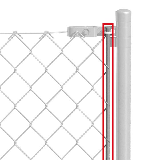 Geflechtspannstab - Höhe: 1250 mm, Ausführung: verzinkt