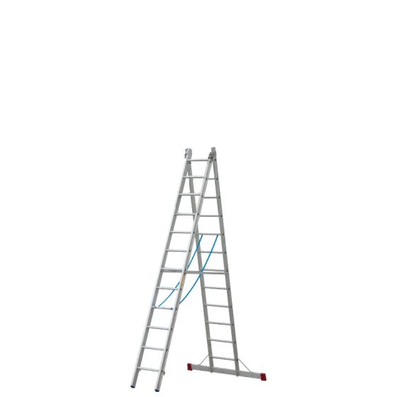 Goldpunkt Mehrzweckleiter 2-tlg. Mod. 500 - Sprossenanzahl: 2 x 12
