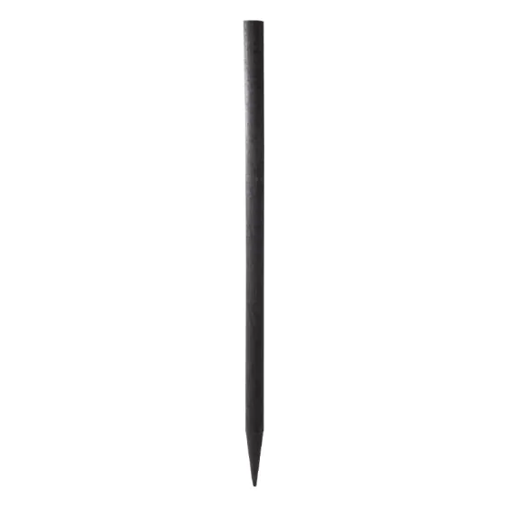 Recyclingpfosten mit Spitze (rund) - Durchmesser: 4,5 cm, Länge: 130 cm