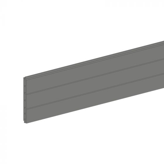 Sichtschutz Trend WPC Profil - Farbe: schwarzgrau, Länge: 200 cm, Höhe: 19,5 cm, Tiefe: 2 cm