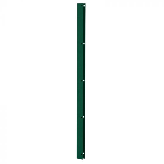 Zaunanschlussleiste Luxury David - Ausführung: Alu grün, Höhe: 123 cm