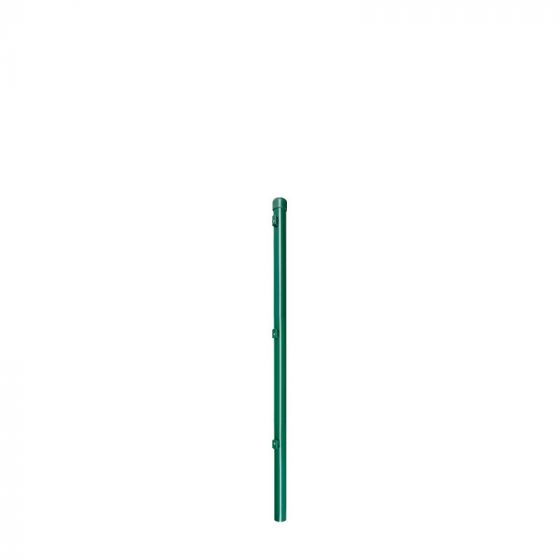 Zaunpfosten Mod. Dingo - Ø: 34 mm, für Zaunhöhe: 125 cm, Pfostenlänge: 175 cm, Ausführung: grün beschichtet, Anwendung: zum Einbetonieren