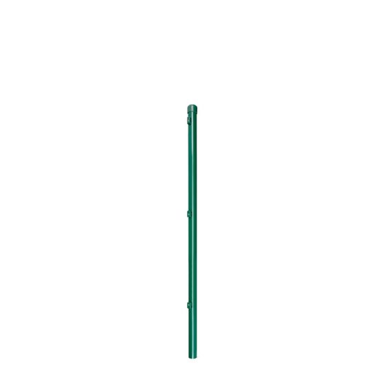 Zaunpfosten Mod. Dingo - Ø: 34 mm, für Zaunhöhe: 150 cm, Pfostenlänge: 200 cm, Ausführung: grün beschichtet, Anwendung: zum Einbetonieren