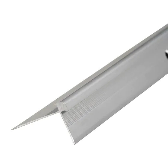 Treppenkantenprofil Alu für 5 mm Böden - Farbe: silber, Länge: 2700 mm