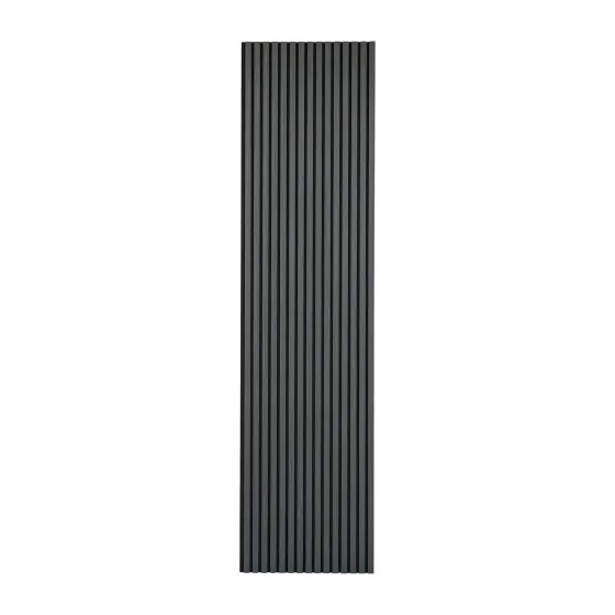 Akustikpaneele für Decke & Wand - Modell: Ebenholz - künstliches Holzfurnier, Maße: 2400 x 600 x 21 mm, Stück: 2, Packungsinhalt: ca. 2,88 m²