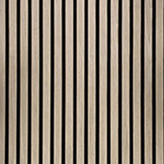 Akustikpaneele für Decke & Wand - Modell: Eiche hell - künstliches Holzfurnier, Maße: 2400 x 600 x 21 mm, Stück: 2, Packungsinhalt: ca. 2,88 m²