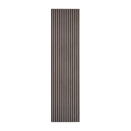 Akustikpaneele für Decke & Wand - Modell: Eiche grau - künstliches Holzfurnier, Maße: 2400 x 600 x 21 mm, Stück: 2, Packungsinhalt: ca. 2,88 m²