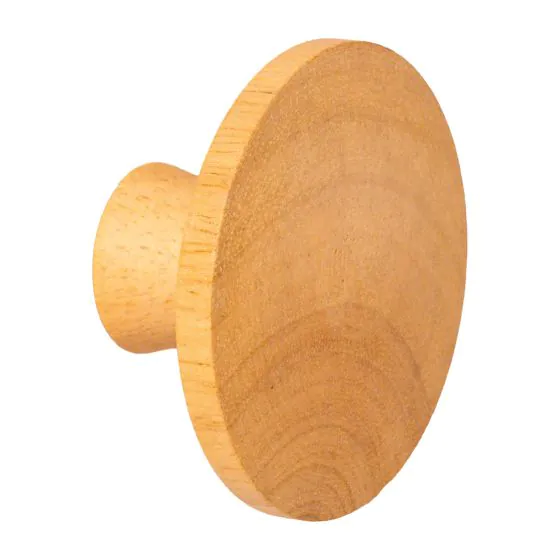 Garderobenhaken aus Holz - ⌀ 65 x 35 mm