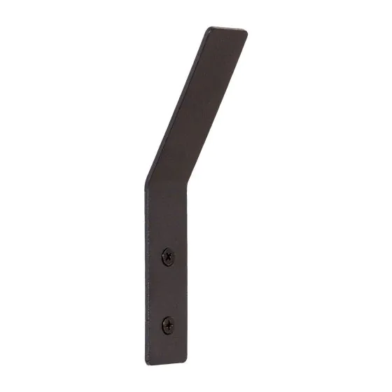 Garderobenhaken aus Metall - schwarz matt, 150 mm