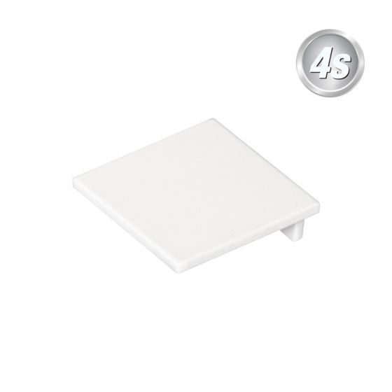 U-Profil Abdeckkappen für U-Profil: 44 mm - Farbe: weiß