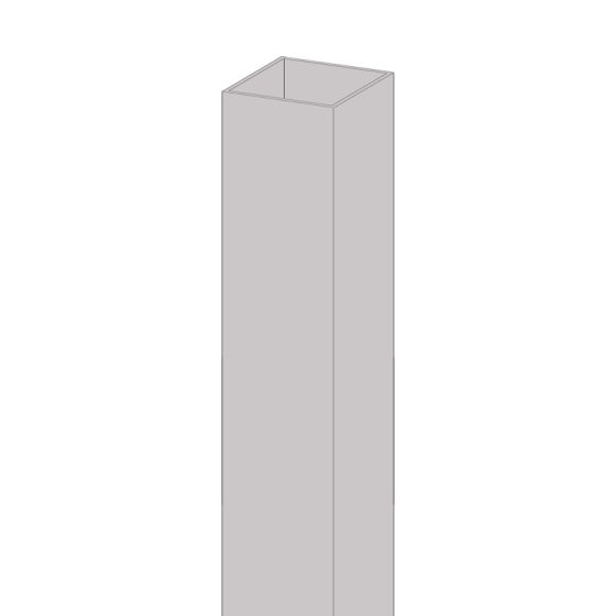 Alu Pfosten 60 x 60 x 3 mm