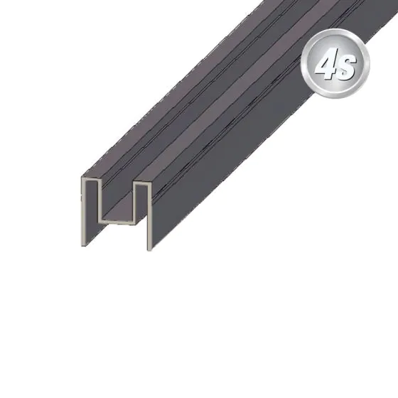 Alu Adapterprofil Oxford - Farbe: anthrazit, Länge: 200 cm